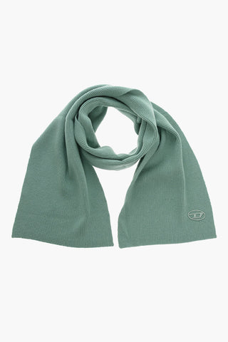 Solid Color Cotton and Wool K-CODER Scarf
