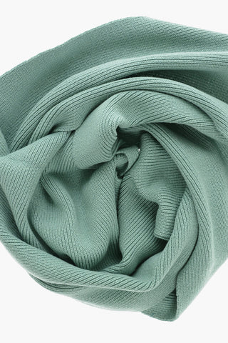 Solid Color Cotton and Wool K-CODER Scarf