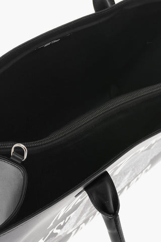 Printed Faux Leather Tote Bag with Removable Shoulder Strap