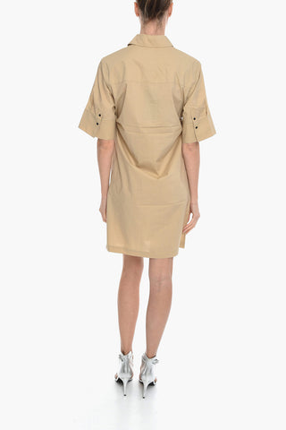 Chemisier NAJA in Cotone Organico con Dettagli Cut-Out Laterali