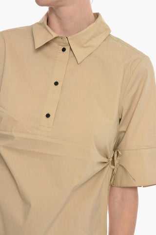 Chemisier NAJA in Cotone Organico con Dettagli Cut-Out Laterali