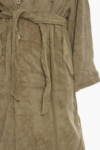 EMBLEM Trench Doppiopetto in Spugna di Cotone con Cintura