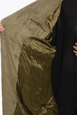 EMBLEM Trench Doppiopetto in Spugna di Cotone con Cintura