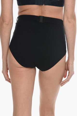 High-Waisted ANNEKE Bikini Bottom with Removable Belt
