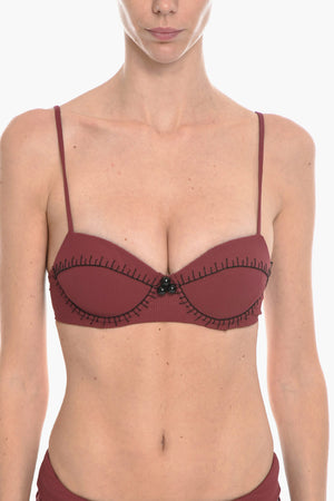 Bikini Top SALENTO Con Decorazioni Frontali