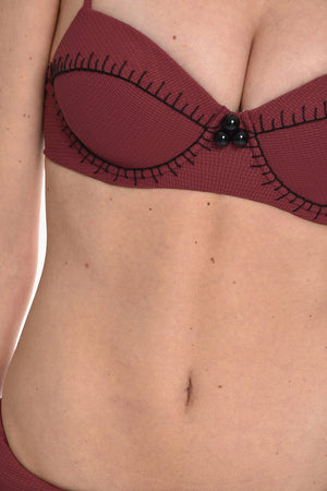 Bikini Top SALENTO with Front Embellishments