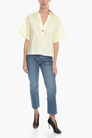 Cotton DITTE Shirt with One Button