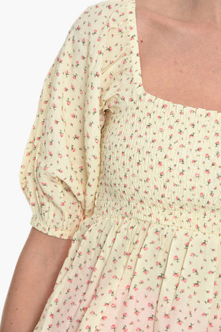 Floral Print Top DOLLY with 3/4 Sleeve