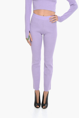 VANESSA HONG Ribbed Flared Trousers BRIANNA