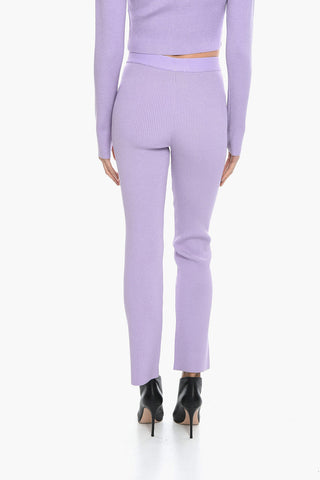 VANESSA HONG Ribbed Flared Trousers BRIANNA