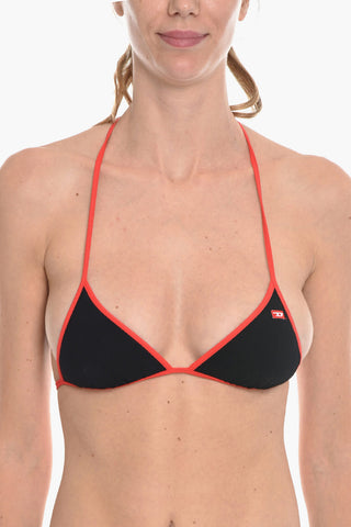 Triangle BFB-SEES Bikini Top with Contrasting Edges