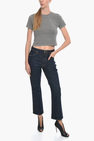 5 Pocket Straight Fit Denims with Dark Wash 22cm
