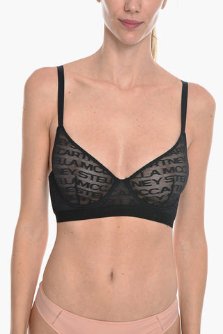 Reggiseno  Rete con Monogram all Over e Ferretto