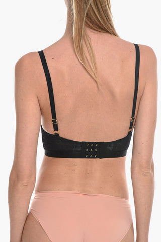 Reggiseno  Rete con Monogram all Over e Ferretto