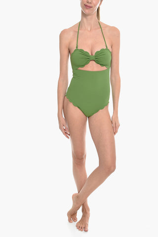 Costume Intero ANTIBES Con Nodo Frontale e Dettaglio Cut-Out