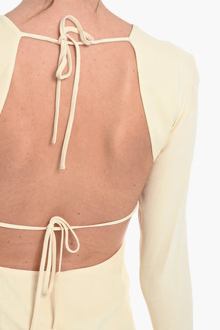Long Sleeve Open Back OLIVIA Dress