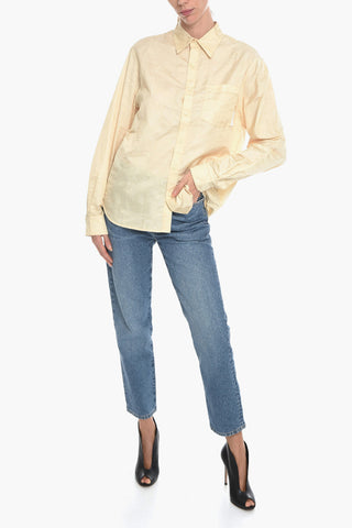 WHITE LINE Camicia a Maniche Lunghe Con Motivo Jacquard