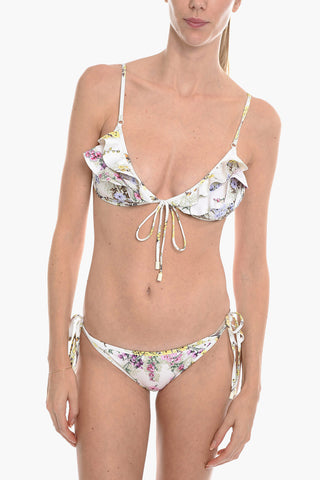 Floral Patterned JUDE Bikini with Decorative Ruffles