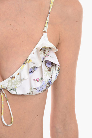 Floral Patterned JUDE Bikini with Decorative Ruffles