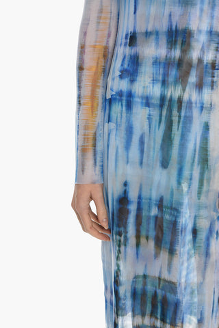 Printed Sheer KATHY Maxi Dress