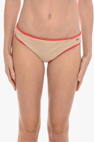 Stretch Fabric BFPN-ANGELSS Bikini Bottom with Contrasting Edges