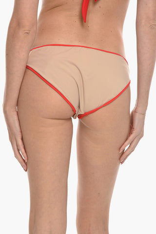 Stretch Fabric BFPN-ANGELSS Bikini Bottom with Contrasting Edges