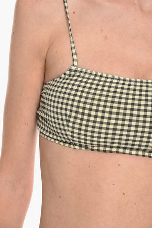 Top Bikini FILIPPA Bicolore a Quadri Gingham