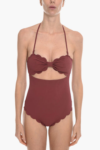Costume Intero ANTIBES Con Nodo Frontale e Dettaglio Cut-Out