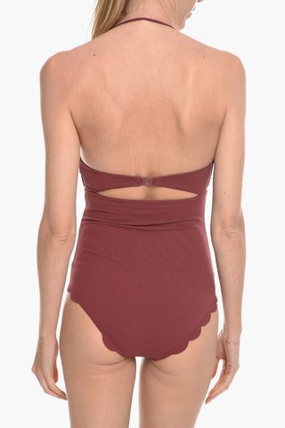 Costume Intero ANTIBES Con Nodo Frontale e Dettaglio Cut-Out