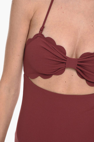 Costume Intero ANTIBES Con Nodo Frontale e Dettaglio Cut-Out