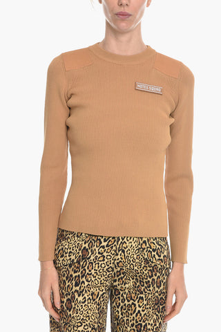 Ribbed ELENA Crew-Neck Sweater