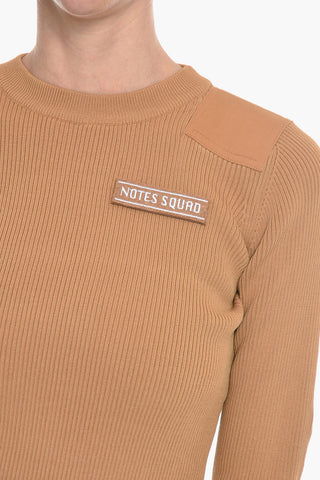 Ribbed ELENA Crew-Neck Sweater