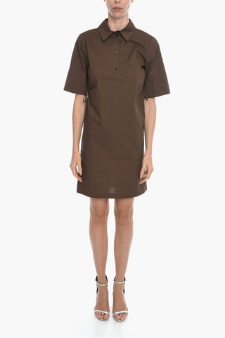 Cotton NAJA Shirtdress with Side Cut Out Details
