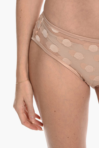 Polka Dots Cut-High Slip