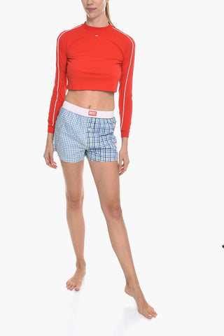 Shorts UUBX-STARK a Quadri con Elastico In Vita