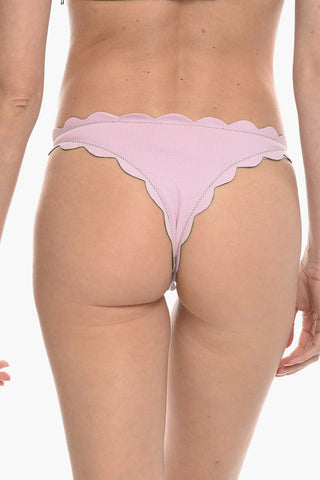 Reversible Bikini Briefs NORTH with Scalloped Hems