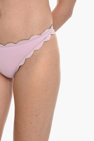 Reversible Bikini Briefs NORTH with Scalloped Hems