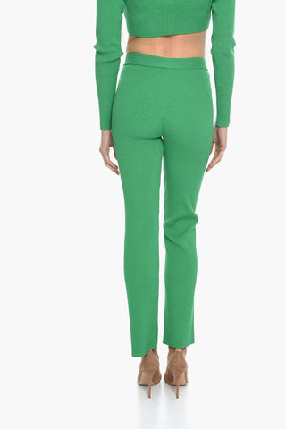 VANESSA HONG Ribbed High-Waist Trousers BRIANNA
