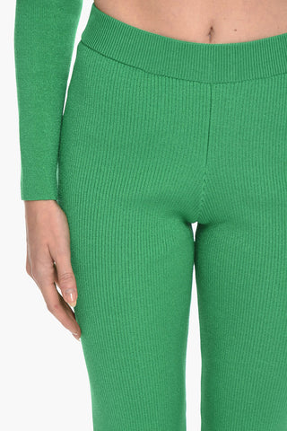VANESSA HONG Ribbed High-Waist Trousers BRIANNA