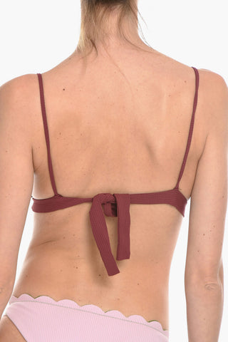 Triangle SANTA CLARA Bikini Top with Scalloped Edge