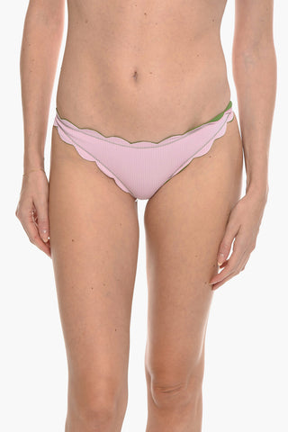 Wendbarer Bikini-Slip ANTIBES mit gewelltem Saum