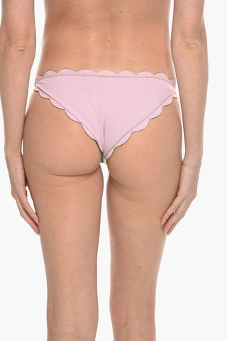 Wendbarer Bikini-Slip ANTIBES mit gewelltem Saum