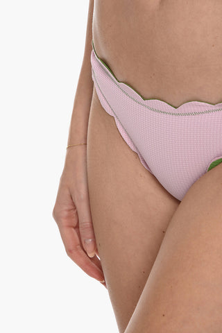 Wendbarer Bikini-Slip ANTIBES mit gewelltem Saum