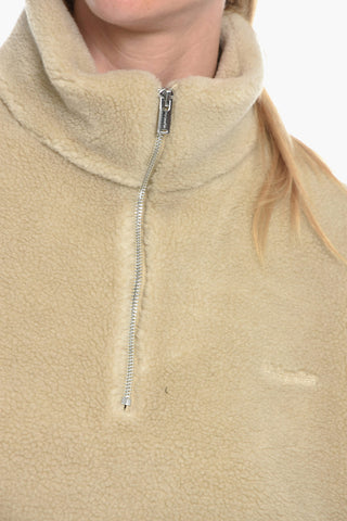 Solid Color Fleece ARCHIE Sweater with Half Zip