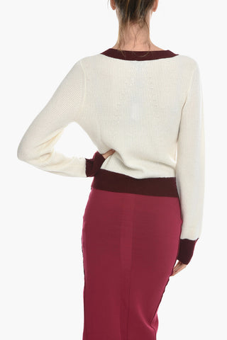 Cardigan VEE in Cashmere con Scollo a V