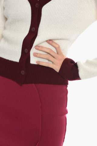 Cardigan VEE in Cashmere con Scollo a V