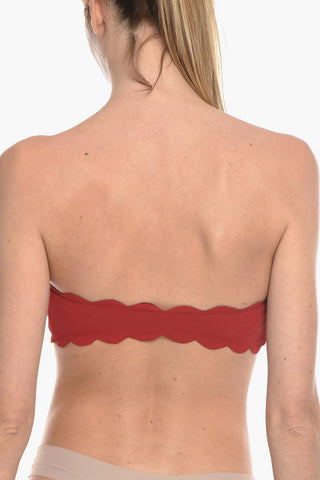 Bandeau RIVIERA Bikini Top with Lace-up Detail
