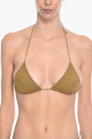 Bikini Top a Triangolo a Tinta Unita