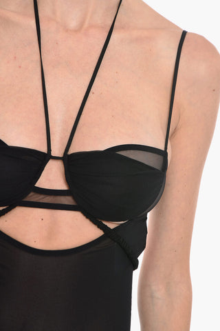 Sheer Body With Cut-Out Details