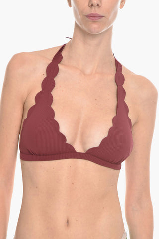 Bikini Top a Triangolo SPRING Ad Orli Smerlati